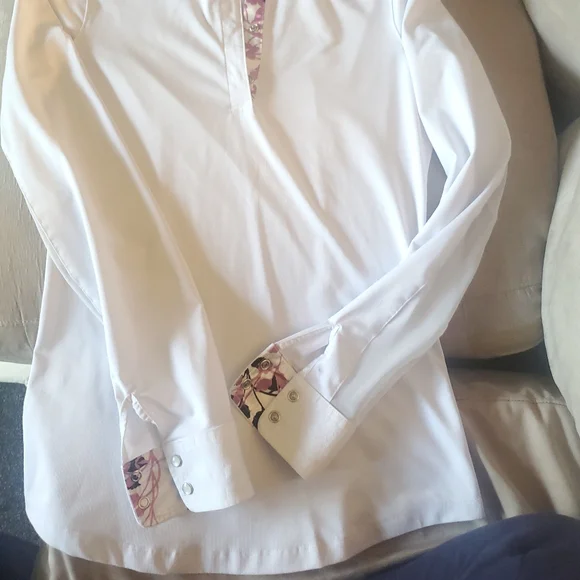 The Tailored Sportsman White Long Sleeve Top,USED - Picture 9 of 9